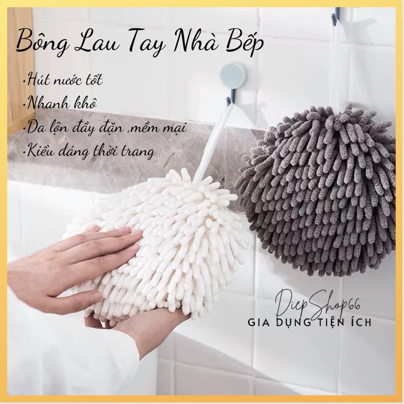 Khăn lau tay -nhà bếp ❤️SALE❤️ Bông lau tay -siêu thấm hút tốt nhanh khô nhỏ gọn đẹp mắt treo tường