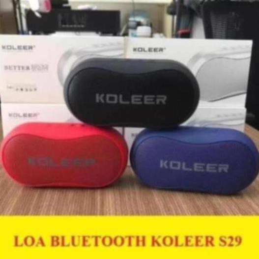 Loa Bluetooth mini cầm tay Không Dây KOLEER S29-Loa di động Âm thanh sống động Bass Trầm Chất Lượng Cao