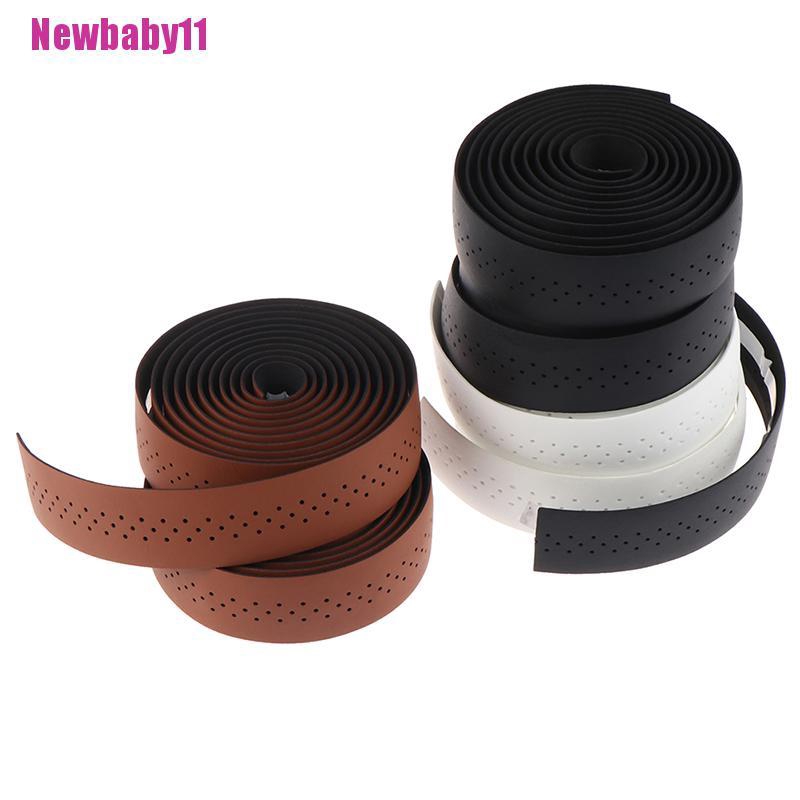 [Newbaby11] Băng Quấn Tay Lái Xe Đạp Bằng Da PU Đục Lỗ Thoáng Khí