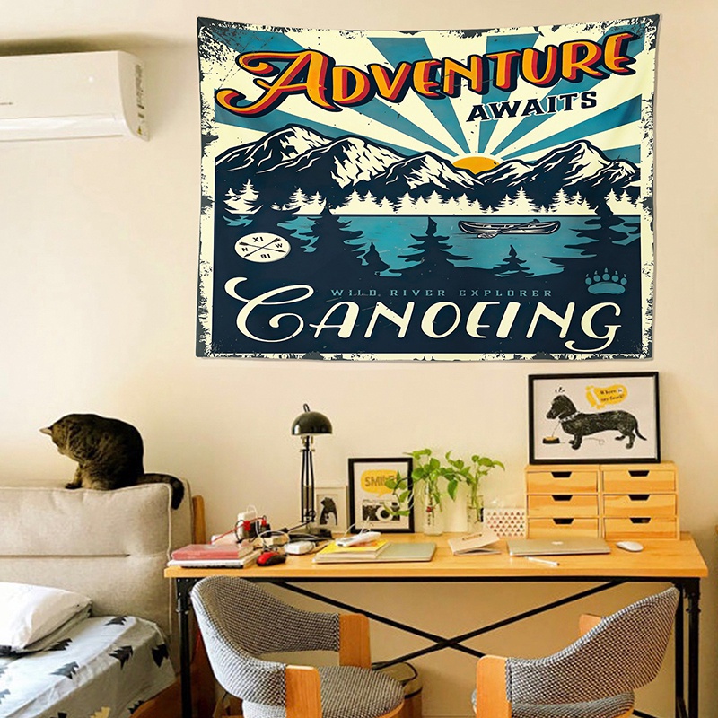 Thảm Treo Tường Trang Trí Nhà Cửa Phong Cách Mỹ