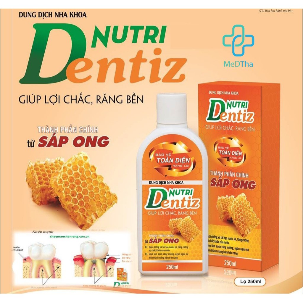 Dung dịch nha khoa Nutri Dentiz - Lợi chắc, răng bền, thổi bay hôi miệng [Chính hãng]