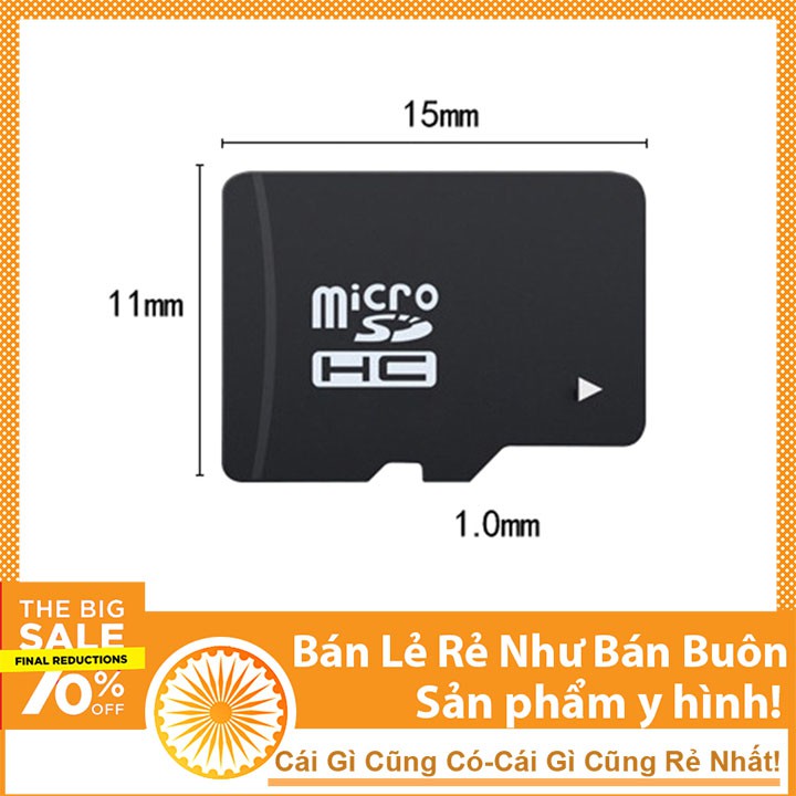 Thẻ Nhớ MicroSD Class 10 Tốc Độ Cao (Đen) 16GB | WebRaoVat - webraovat.net.vn