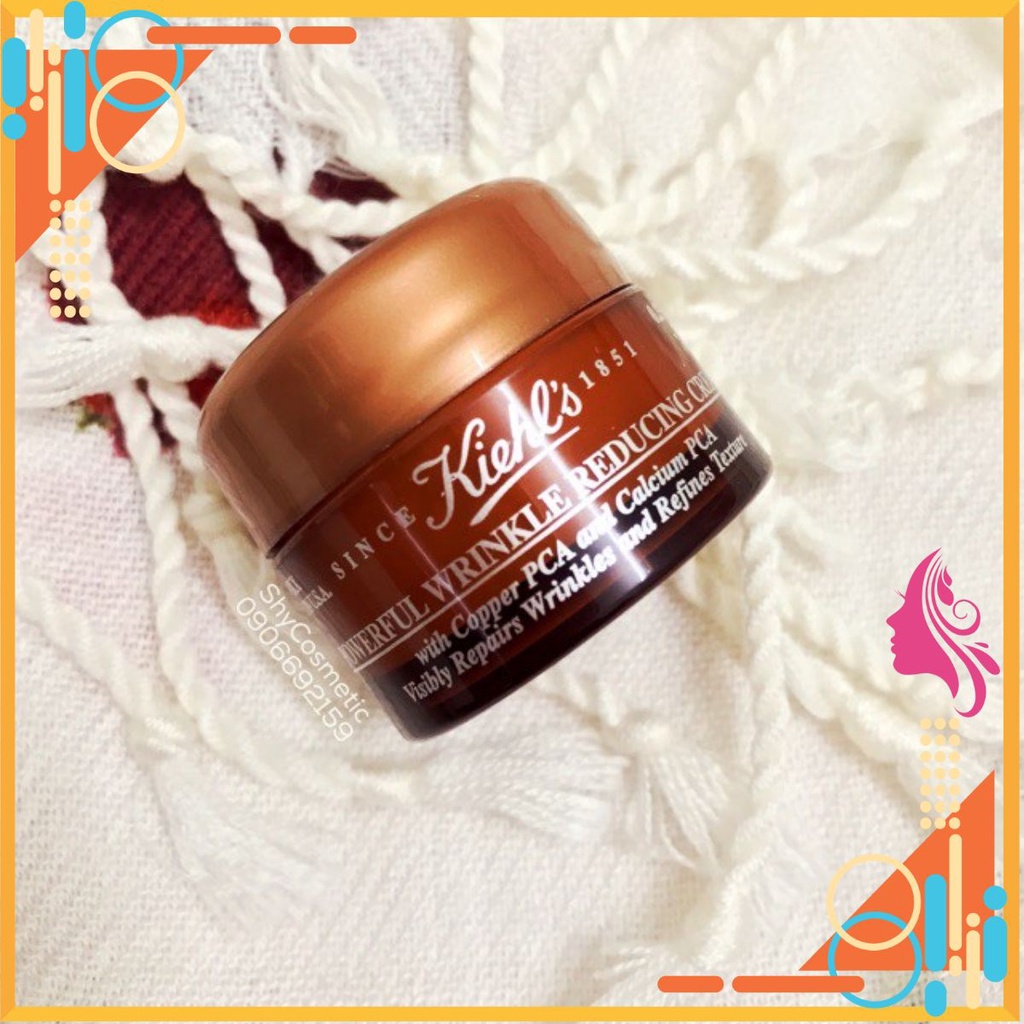 Kem Chống Nhăn và Làm Se Khít Lỗ Chân Lông Kiehls Powerful Wrinkle & Pore Reducing Cream 7ml