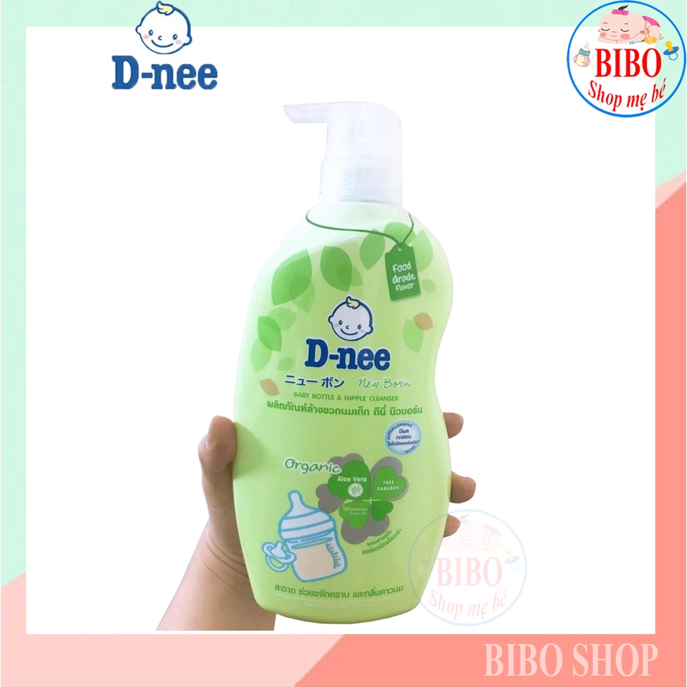 Nước Rửa Bình Sữa Dnee Rửa Rau Củ Và Phụ Kiện, An Toàn Cho Bé Dạng Chai Dnee Organic 620ml