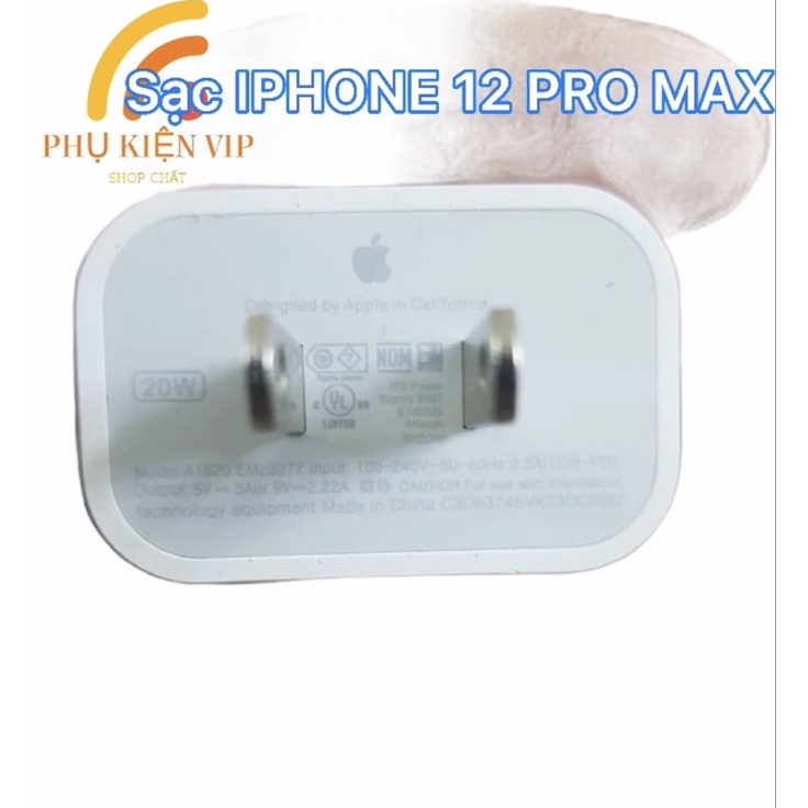 Combo sạc nhanh 20w APPLE cho iphone, sản phẩm chính hãng cho iphone 12promax [Bảo Hành 12 tháng]