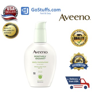 Kem dưỡng ẩm chống nắng toàn thân SPF 15 Aveeno Positively Radiant 120ml