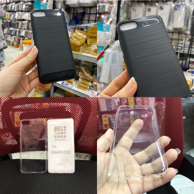 Ốp Asus Zenfone 4 Max ZC520KL dẻo trong suốt