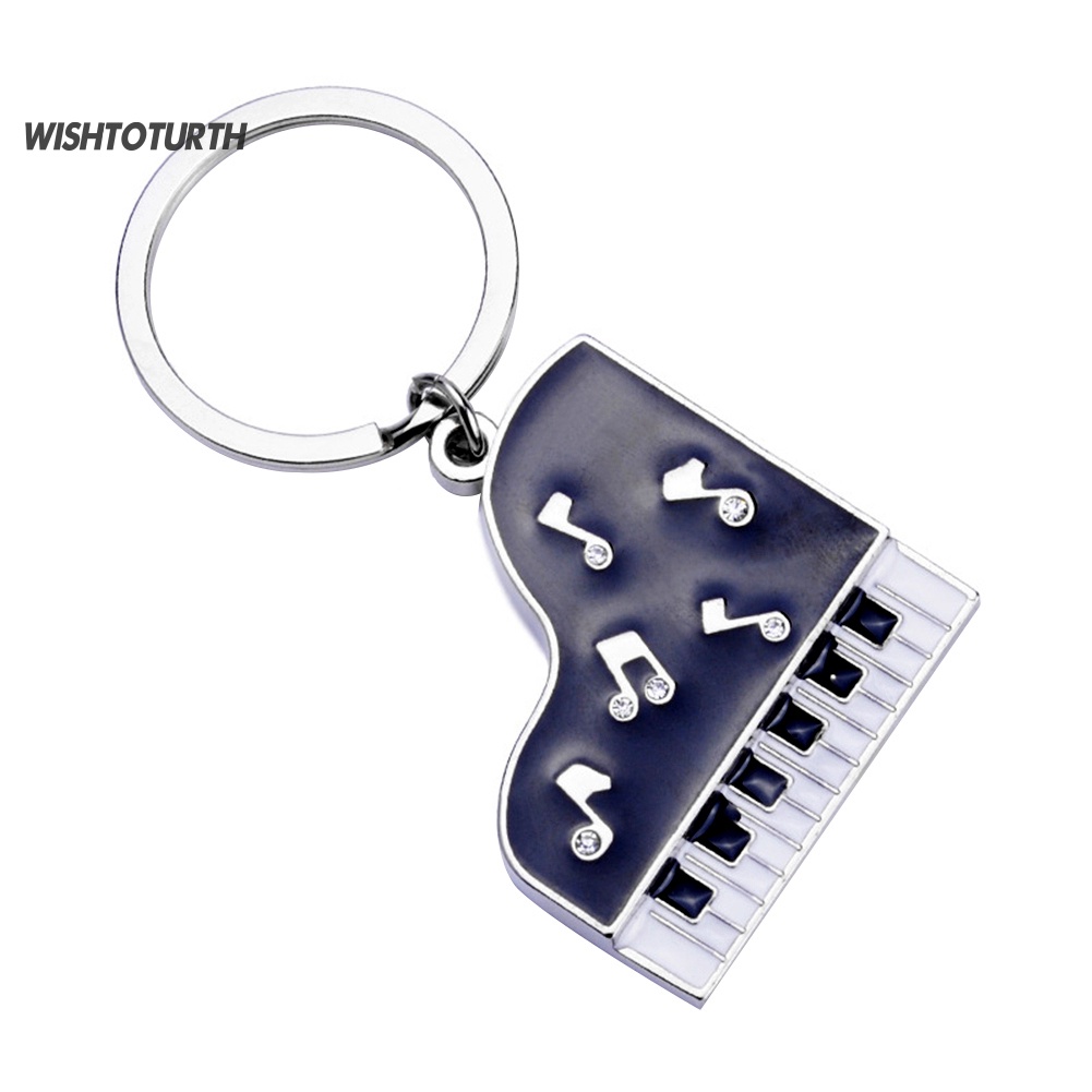 Móc Khóa Hình Nốt Nhạc Piano Hoạt Hình Xinh Xắn