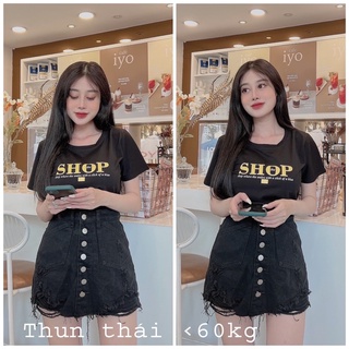 Áo thun thái form vừa
