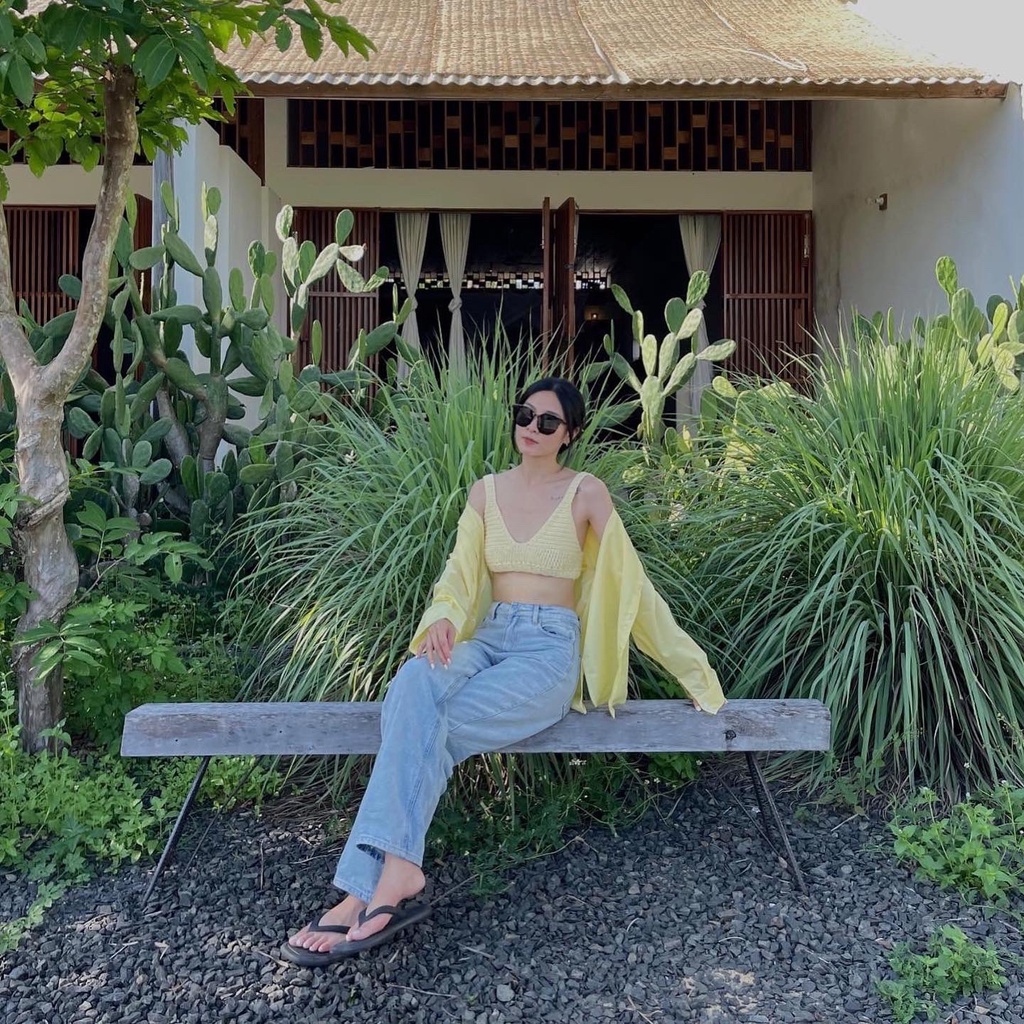 Basic Crochet Top - Áo móc len - Ichi.sg