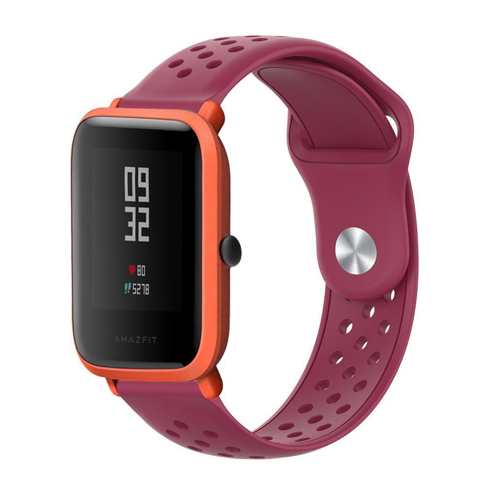 JONYE Dây Đeo Thay Thế Chất Liệu Silicon Màu Trơn Cho Huami Amazfit Bip
