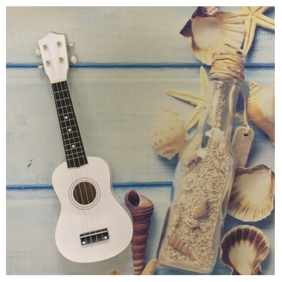 ĐÀN UKULELE SOPRANO TRẮNG CUTE VÔ ĐỐI