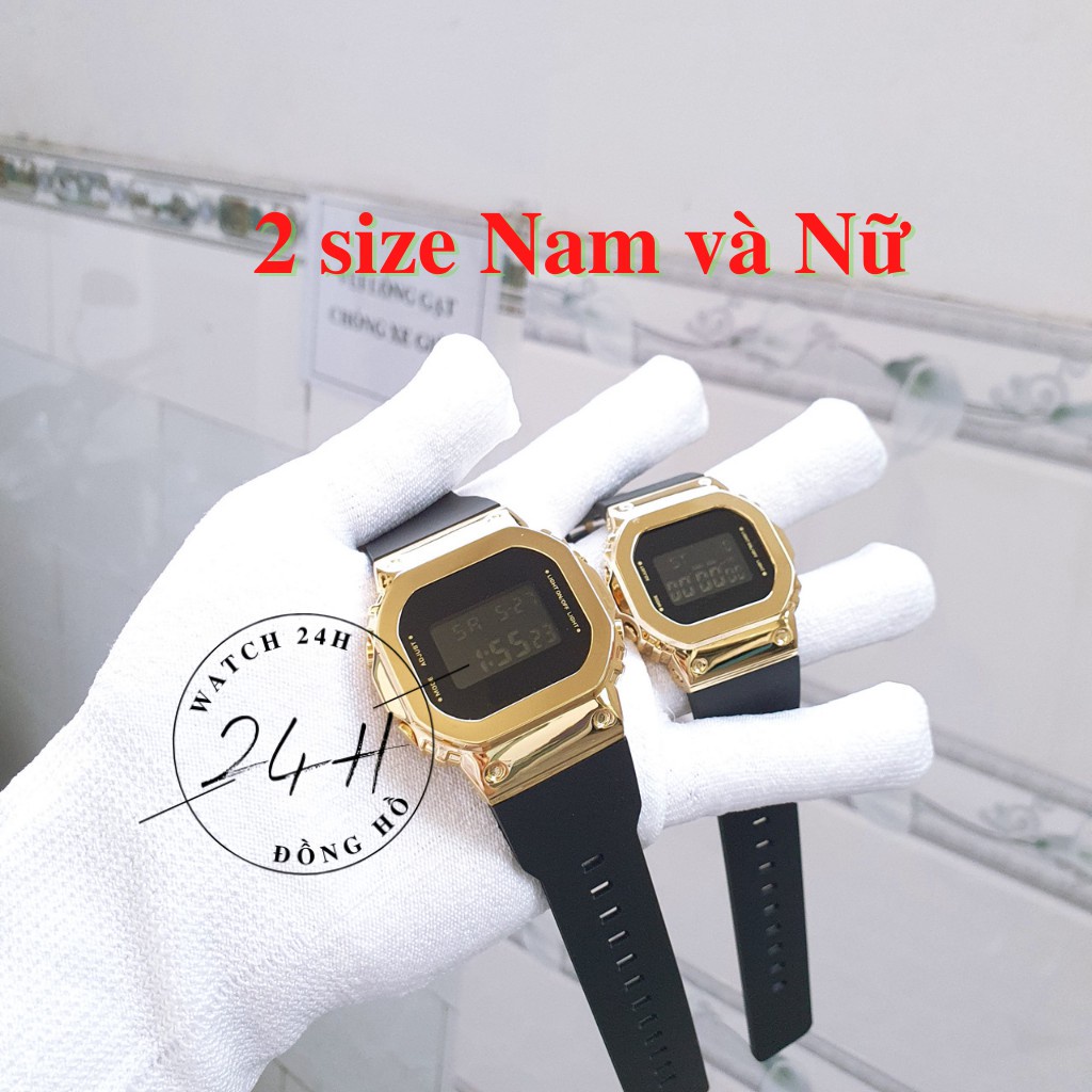 Đồng hồ nam, đồng hồ nữ G S00CK dáng Vuông 2 size khác nhau, điện tử | BigBuy360 - bigbuy360.vn