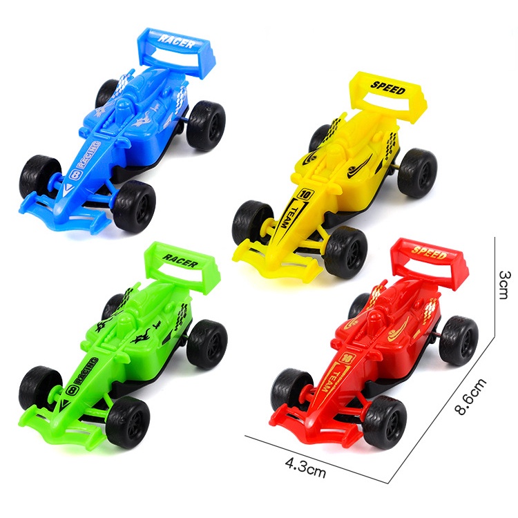 Đồ Chơi Mô Hình Xe Hơi Đua MINI Bốn Màu Ngẫu Nhiên Cho Bé Trai