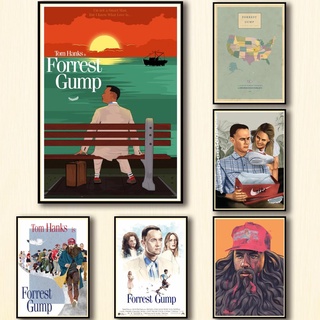 19 Thiết Kế Poster Dán Tường Hình Forrest Gump Whitepaper Fancy Cho Quán Cà Phê / Bar A3