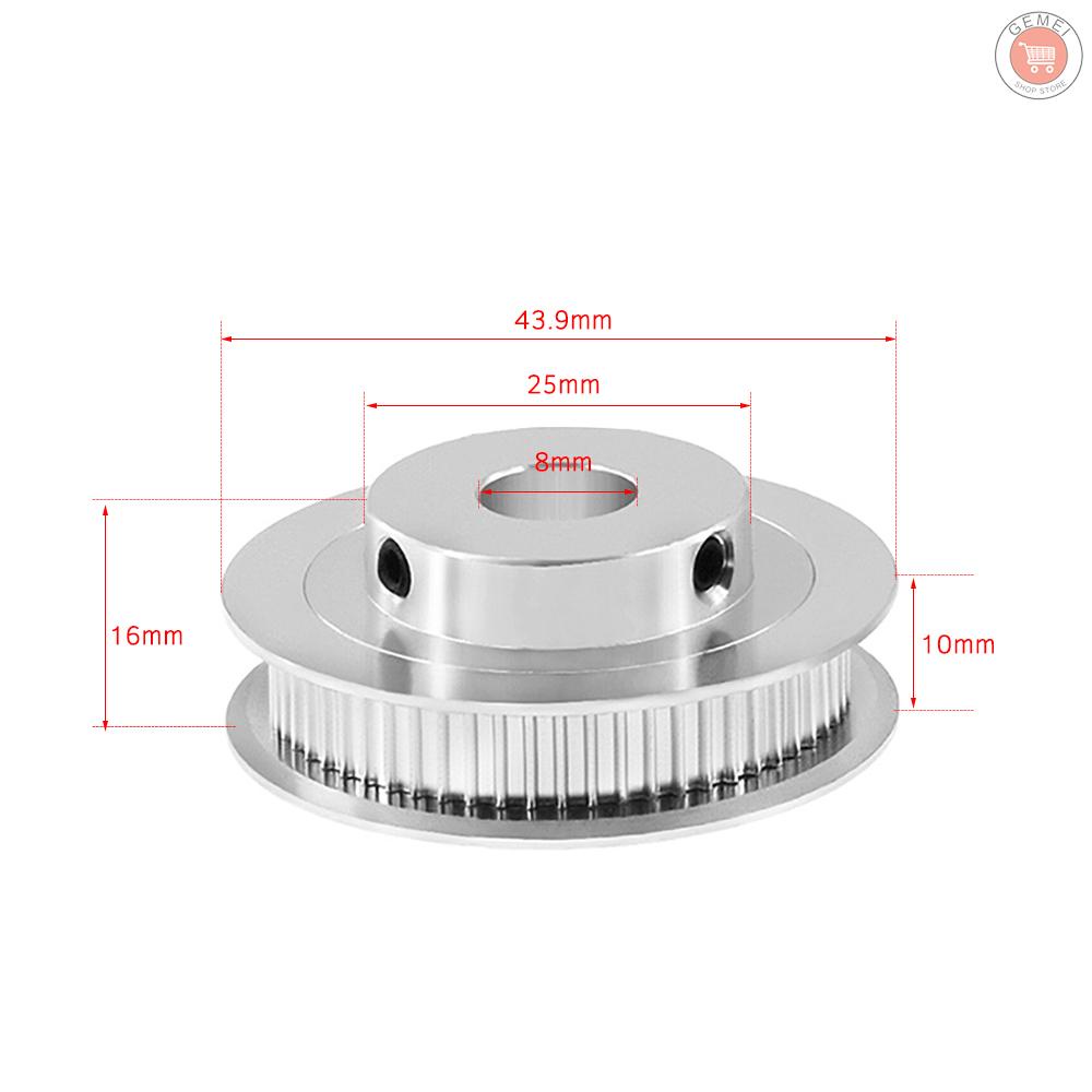 Gm Bánh Xe Ròng Rọc Gt2 60 Răng 8mm Bằng Nhôm Cho Máy In 3d Width Gt2 6mm