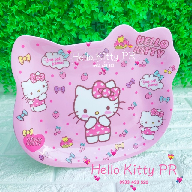 Dĩa cao cấp Hello Kitty