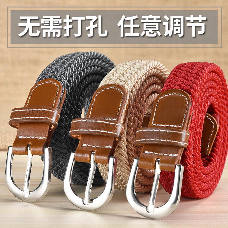 Thắt Lưng Vải Canvas Co Giãn Thời Trang Cho Nữ