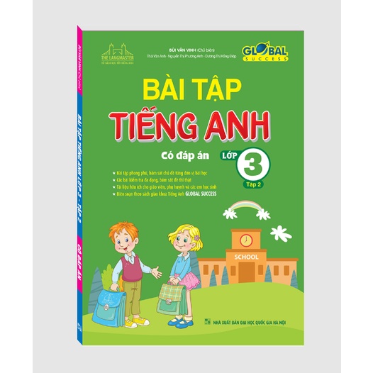 Sách - Global Success - Bài tập tiếng anh lớp 3 tập 2 (có đáp án)
