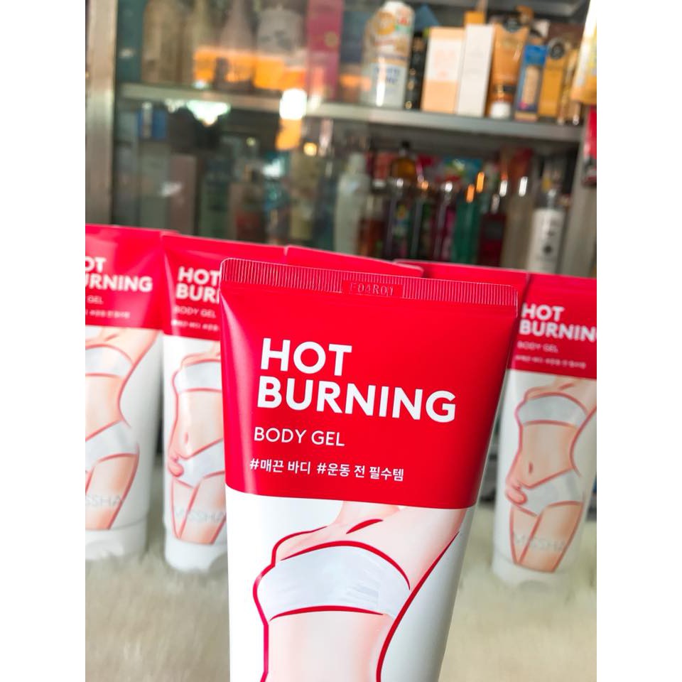 Gel Massage tan mỡ Missha Hot Burning Perfect Body Gel 200ml chính hãng Hàn Quốc