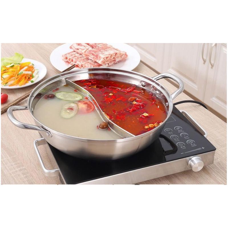 Nồi Lẩu 2 Ngăn Hotpot Size 30cm
