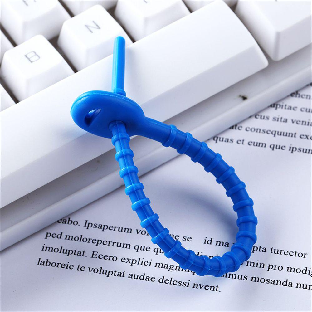 10 Phụ Kiện Quấn Dây Cáp Bằng Silicone Tiện Dụng Và Bền