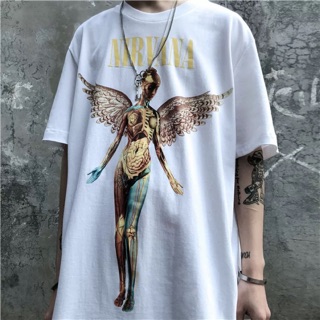 Brokeboiz Áo phông rockband Nirvana, Kurtcobain phong cách street, grunge, retro. Áo in đẹp, đơn giản cho nam và nữ.