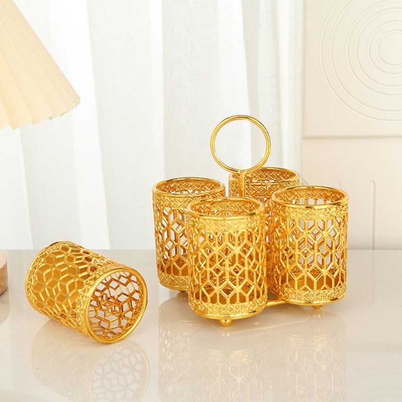 Giá Đỡ Muỗng Đũa Bằng Kim Loại Sức Chứa Lớn Sắp Xếp Gọn