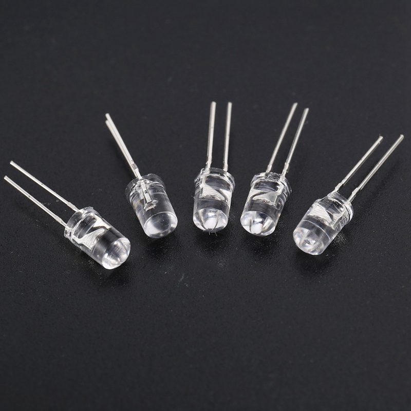 Set 100 Đèn led uv 5mm Ánh Sáng Tím Chất Lượng Cao