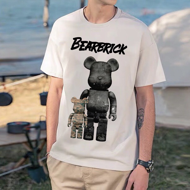 Áo cộc tay nam cổ tròn đẹp, áo thun nam thương hiệu cao cấp in hình Gấu thời trang CZ641