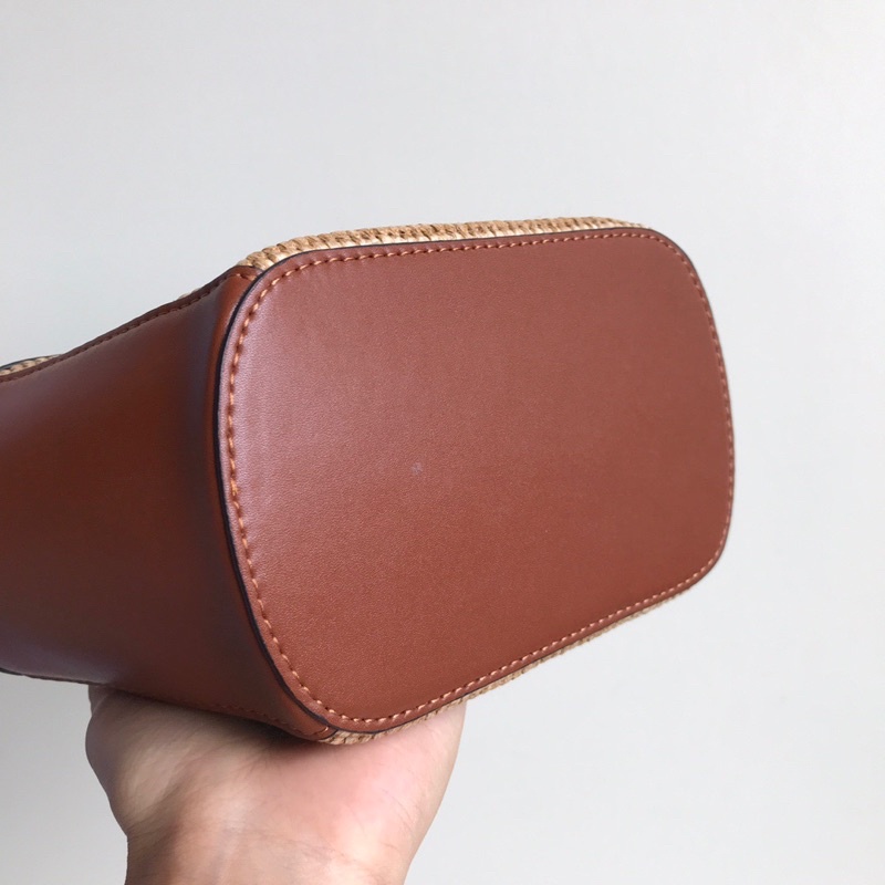 Túi xách nữ cao cấp thương hiêun Marni da thật cao cấp phối cói