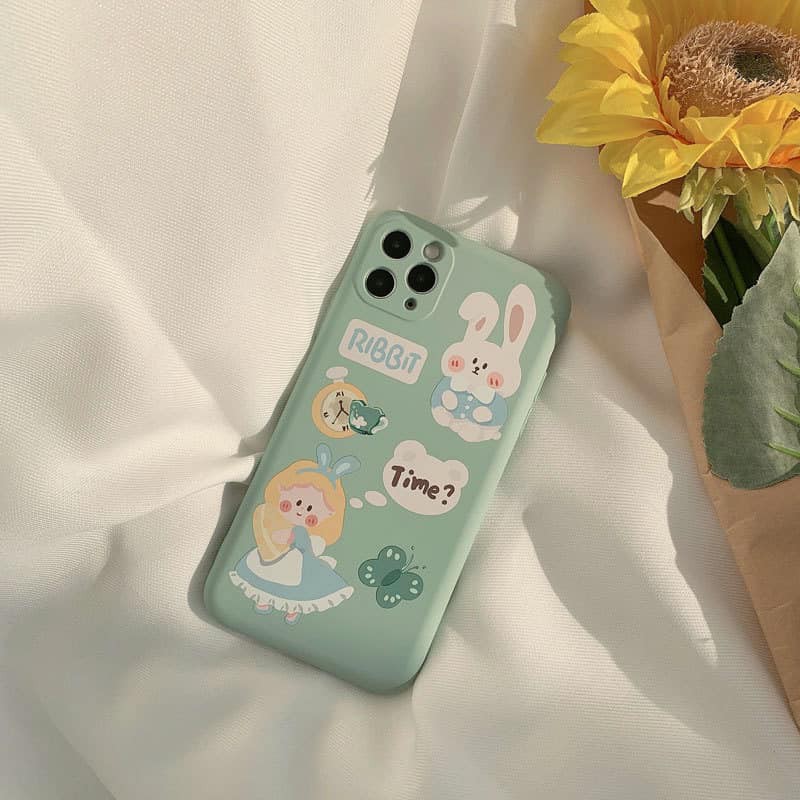 Ốp Lưng Điện Thoại Nhựa Mềm Ribbit Time - CAS2186