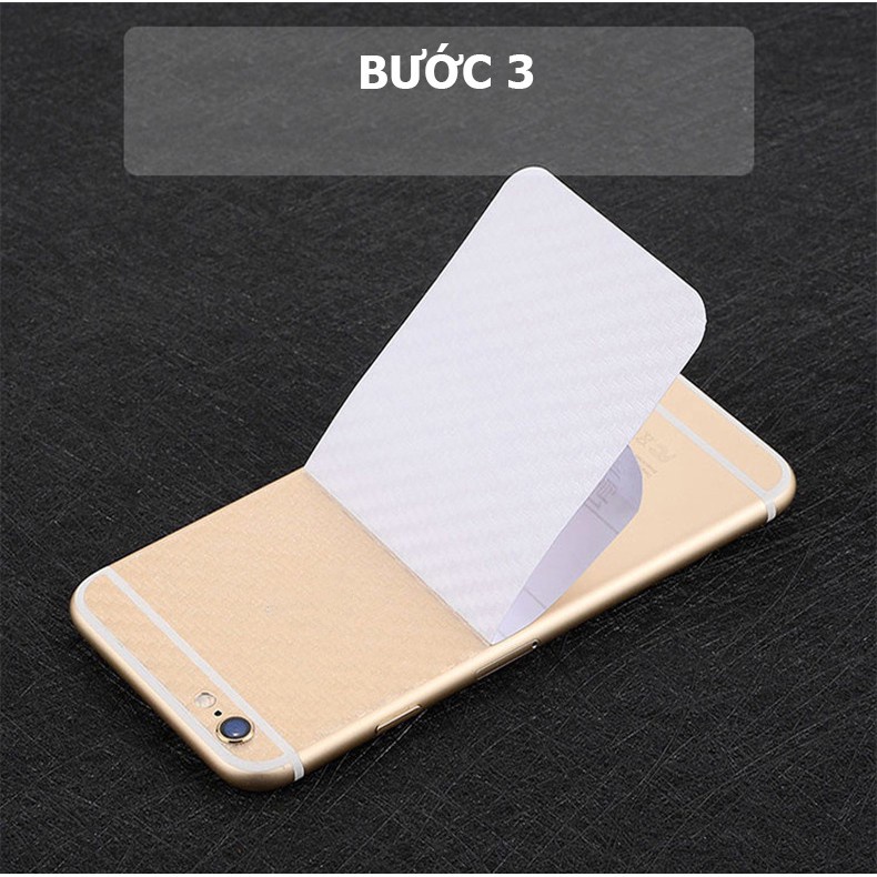 Dán Lưng Cacbon Chống Vân Tay Chống Xước cho điện thoại ip 6/6plus/6s/ppf/7/7plus/8/8plus/x/xs/11/12/13/14/pro/max/plus
