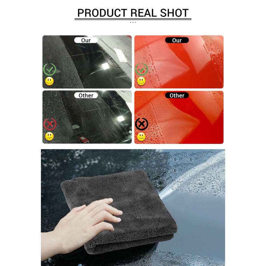 Khăn Lau Lông Cừu Siêu Thấm Hút Kích Thước 40x40cm Lau Xe Hơi Ô Tô, Nội Thất Gia Đình