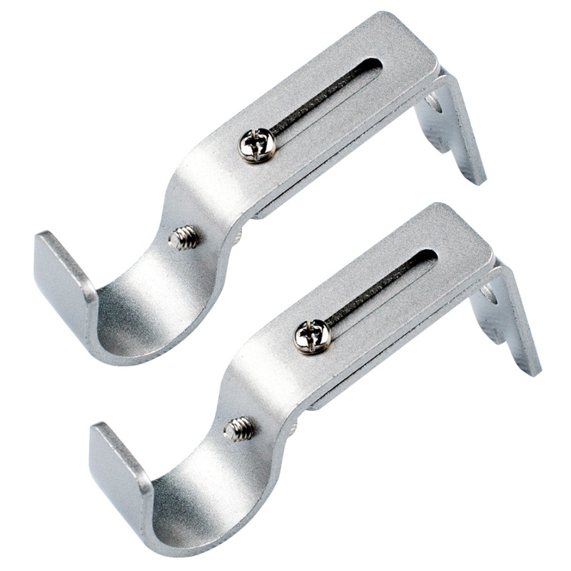 Bộ 2 Giá Đỡ Thanh Treo Rèm Có Thể Điều Chỉnh Chắc Chắn