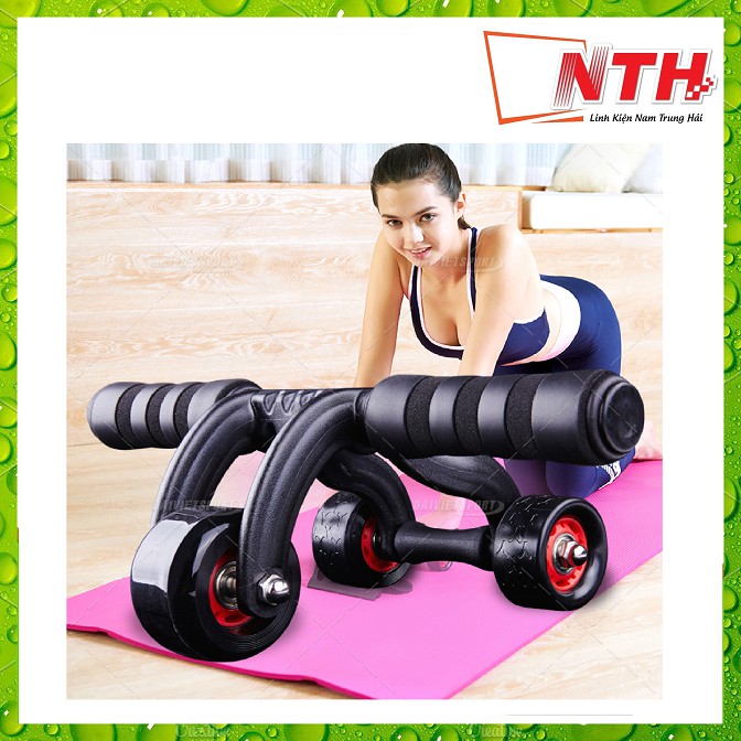 Combo Con Lăn Tập Cơ Bụng và Thảm Tập Yoga