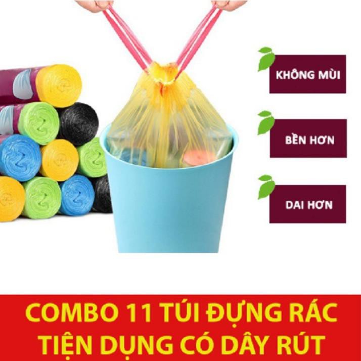 Combo 11 Cuộn Túi Đựng Rác ( Màu Ngẫu Nhiên)