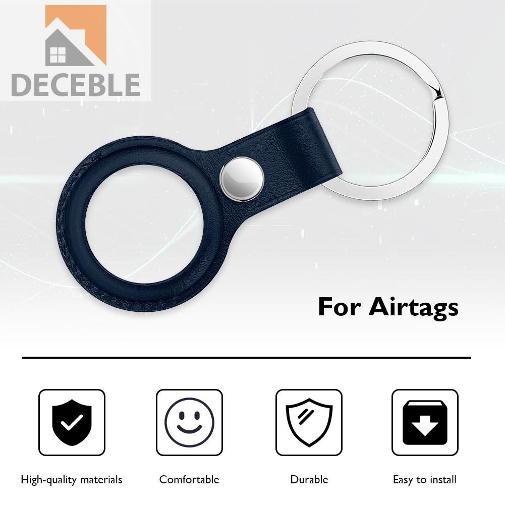 Vỏ Bảo Vệ Hộp Sạc Tai Nghe Apple Airtag Bằng Da Pu Có Móc Khóa | BigBuy360 - bigbuy360.vn