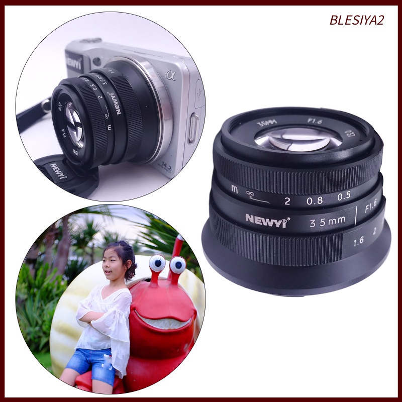 Ống Kính 35mm F1.6 Apsc Cho Sony E-Mount A5100 Nex-3 Nex-5K Nex-5T A7Ii A7Rii