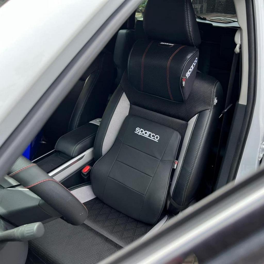 Đệm Gối Tựa Lưng Ghế Sparco Cho Ô Tô