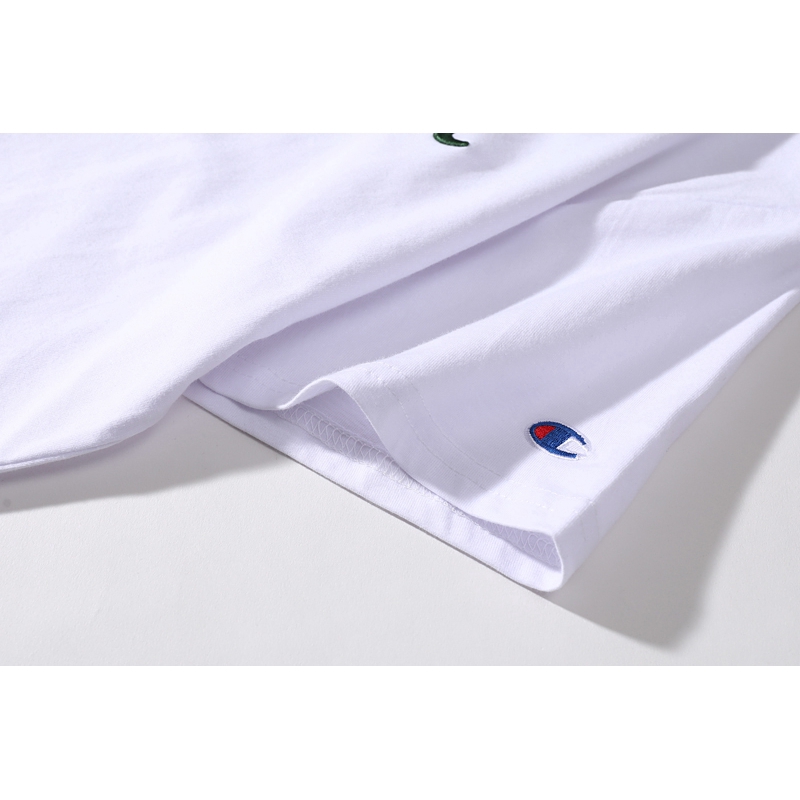 Áo Thun Ngắn Tay Thêu Chữ Champion