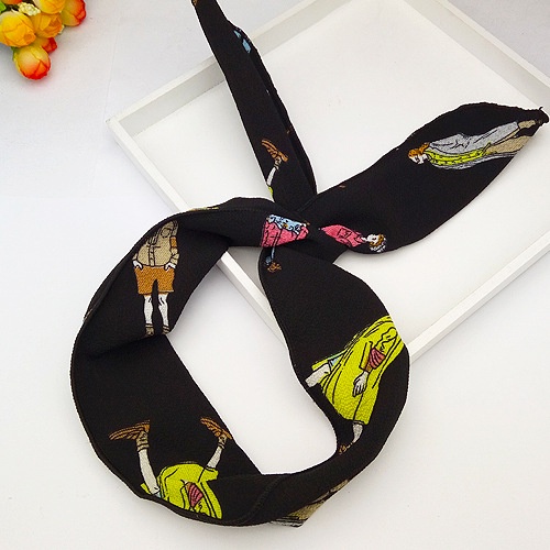 Mới Băng Đô Cài Tóc Hình Tai Thỏ Họa Tiết Chấm Bi Dễ Thương