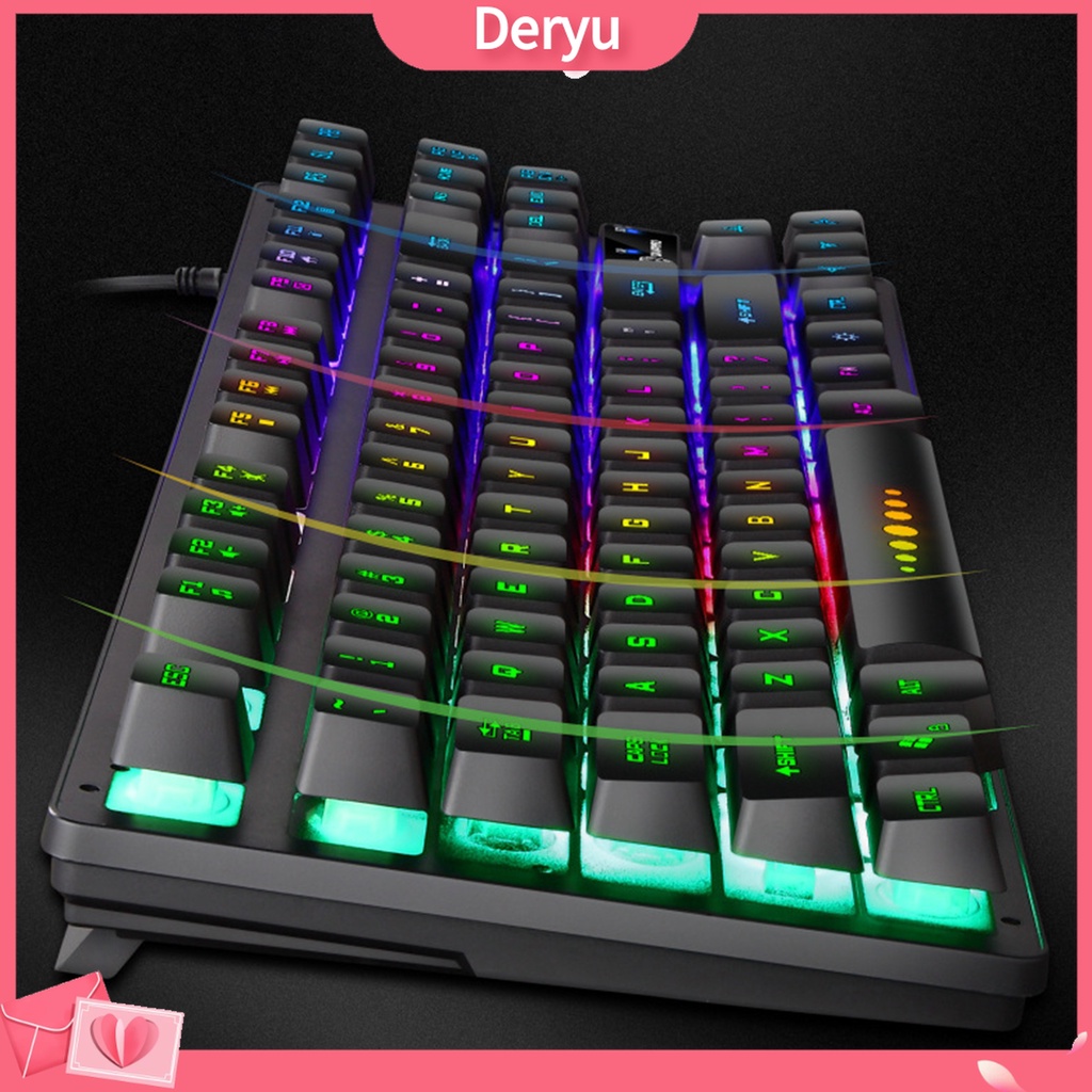 Bàn phím cơ chơi game GK-10 87 phím cho máy tính Laptop/ PC