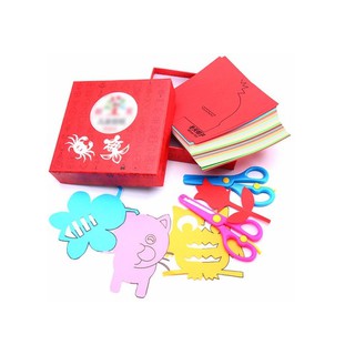 Bộ đồ chơi cắt giấy thủ công 240 tờ