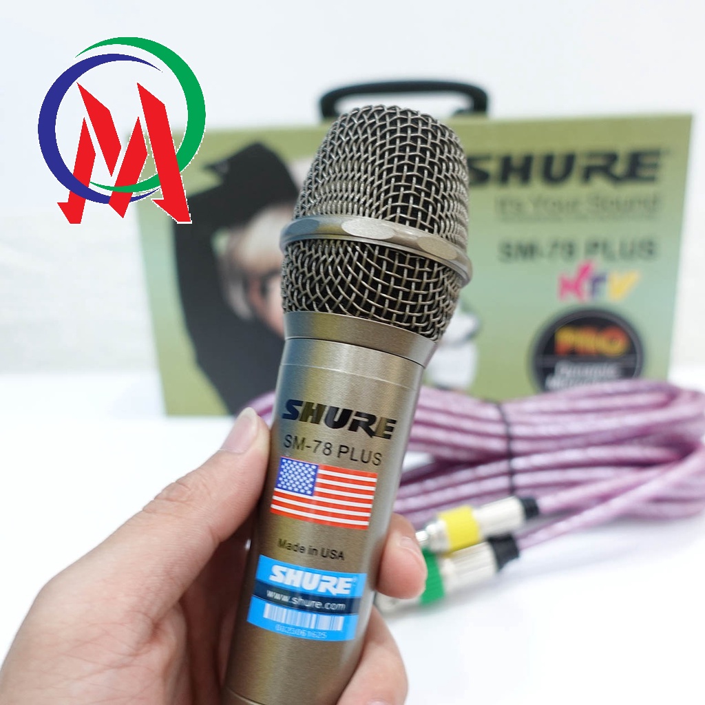 Micro Karaoke Có Dây Shure SM-78 Plus