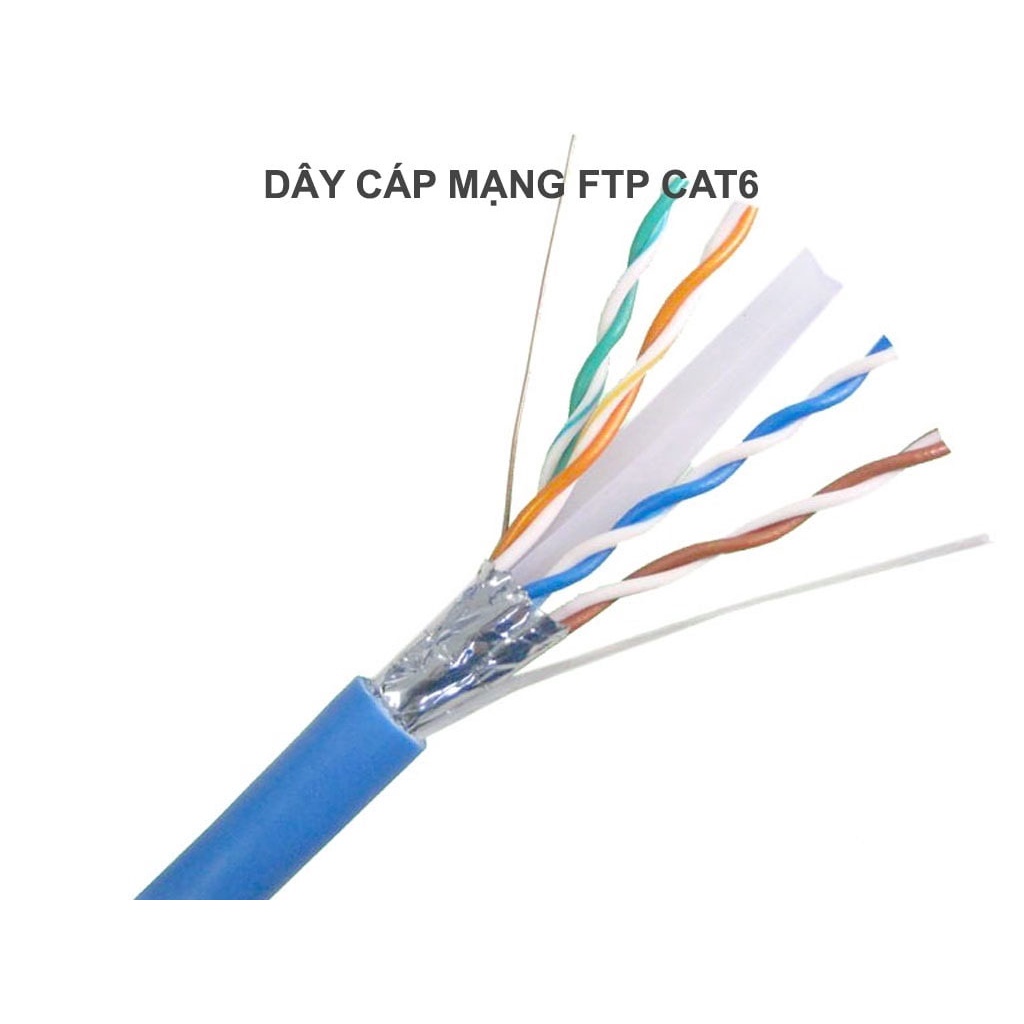 60m - 70m dây mạng (cáp lan) CAT6 bấm sẵn 2 đầu chuẩn UTP- - Cáp mạng, cáp lan, dây lan, cáp internet