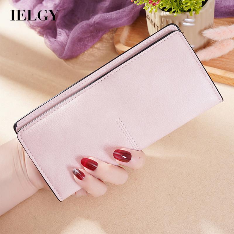 Ví dài siêu mỏng đa năng IELGY phong cách Hàn Quốc cho nữ