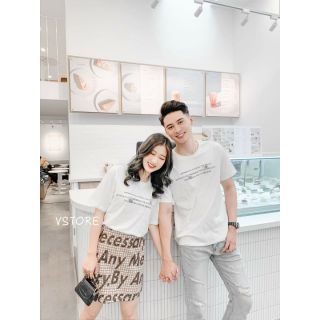 Áo đôi chất thun đẹp, đồ đôi nam nữ cá tính