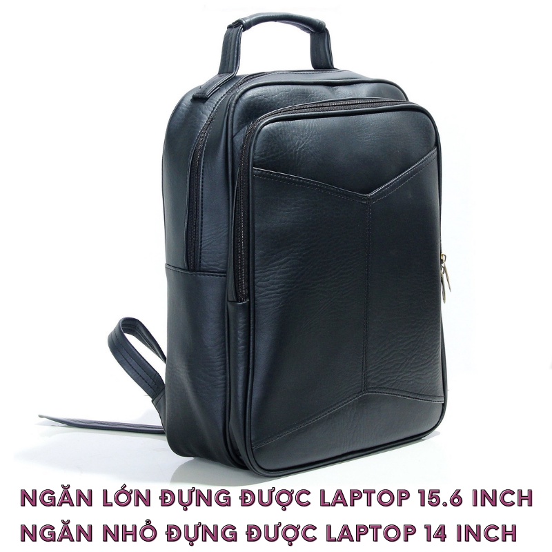 Balo da đựng laptop, ba lô công sở Zenka nhiều ngăn rộng rãi rất tiện dụng_ZBL02