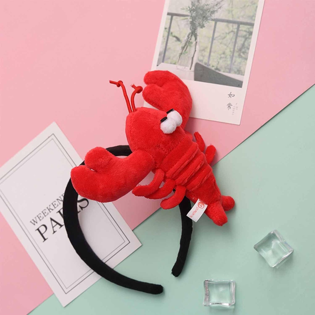 Băng Đô Cài Tóc Rửa Mặt Hình Cua / Cá Dễ Thương